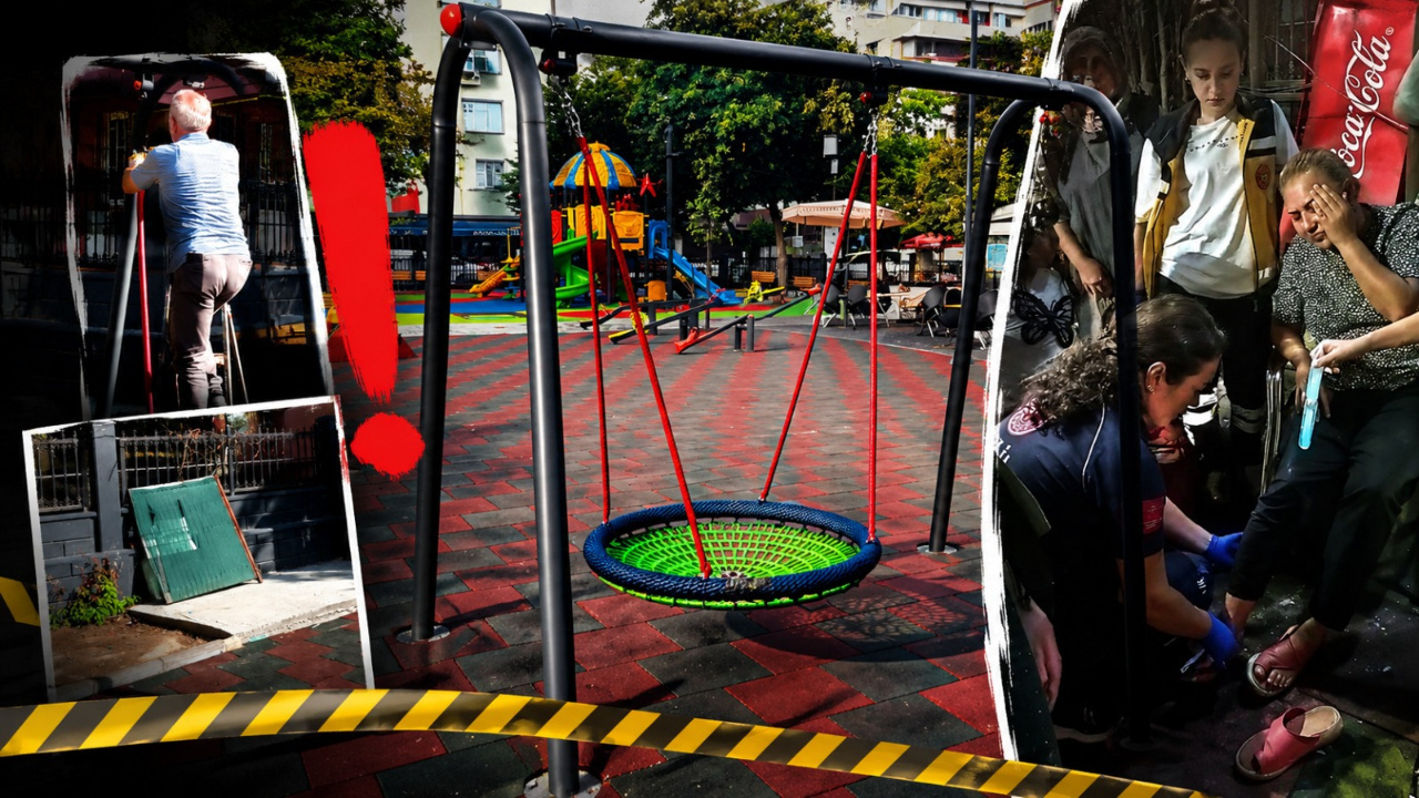 Avcilarda park yenilendi kurulan salincakta 5 gunde 4 kisi yaralandi LmfA3g8m