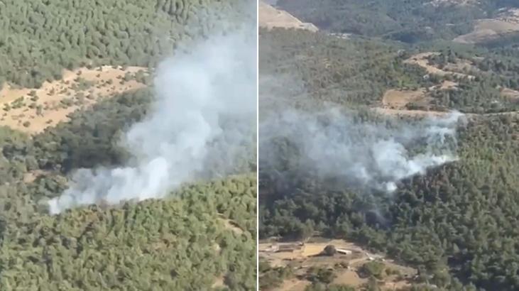 Balikesirde orman yangini alarmi havadan ve karadan mudahale basladi x3g7DeJr